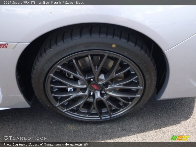 Ice Silver Metallic / Carbon Black 2017 Subaru WRX STI