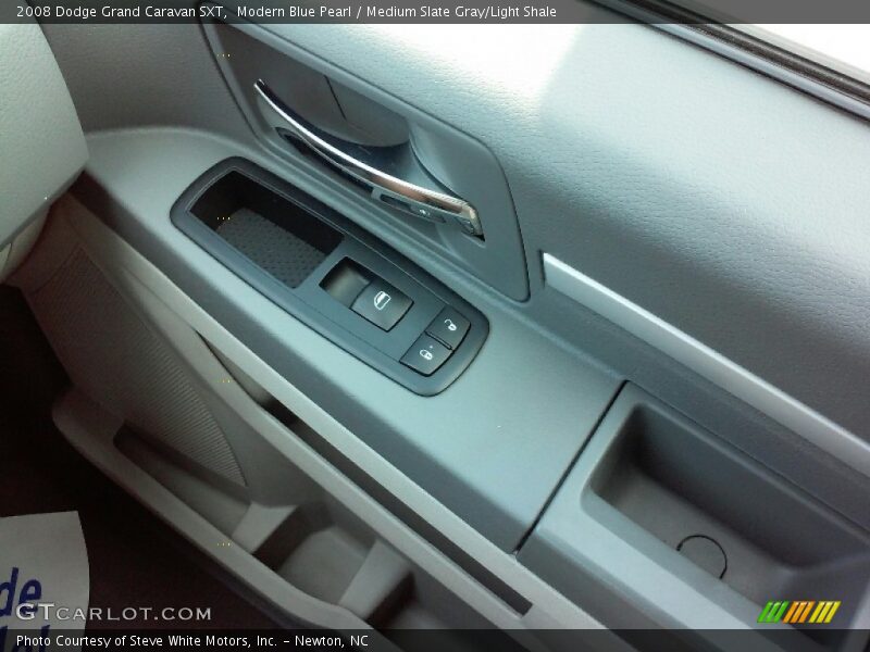 Modern Blue Pearl / Medium Slate Gray/Light Shale 2008 Dodge Grand Caravan SXT