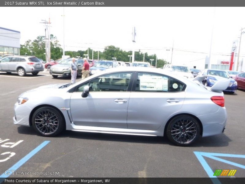 Ice Silver Metallic / Carbon Black 2017 Subaru WRX STI