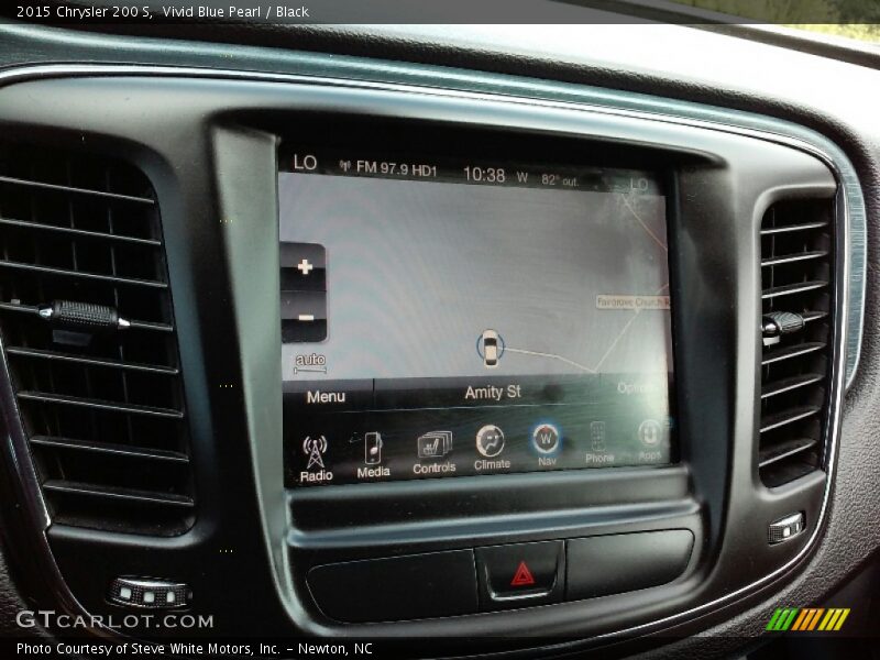 Vivid Blue Pearl / Black 2015 Chrysler 200 S