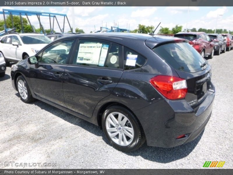Dark Gray Metallic / Black 2016 Subaru Impreza 2.0i Premium 5-door