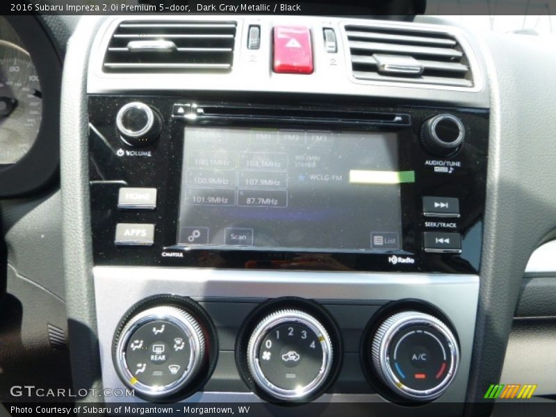 Dark Gray Metallic / Black 2016 Subaru Impreza 2.0i Premium 5-door