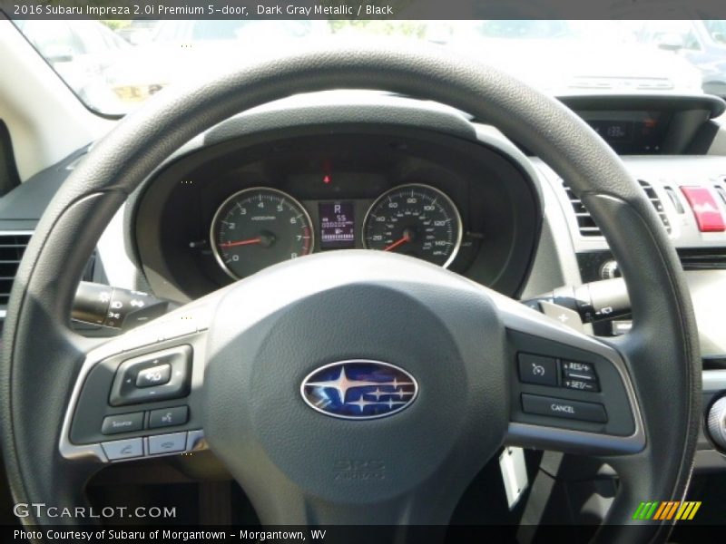 Dark Gray Metallic / Black 2016 Subaru Impreza 2.0i Premium 5-door
