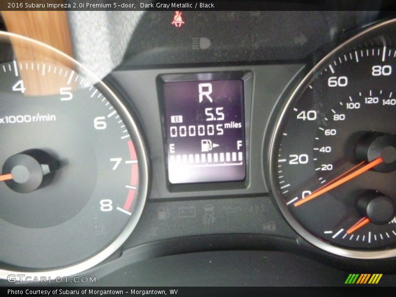 Dark Gray Metallic / Black 2016 Subaru Impreza 2.0i Premium 5-door