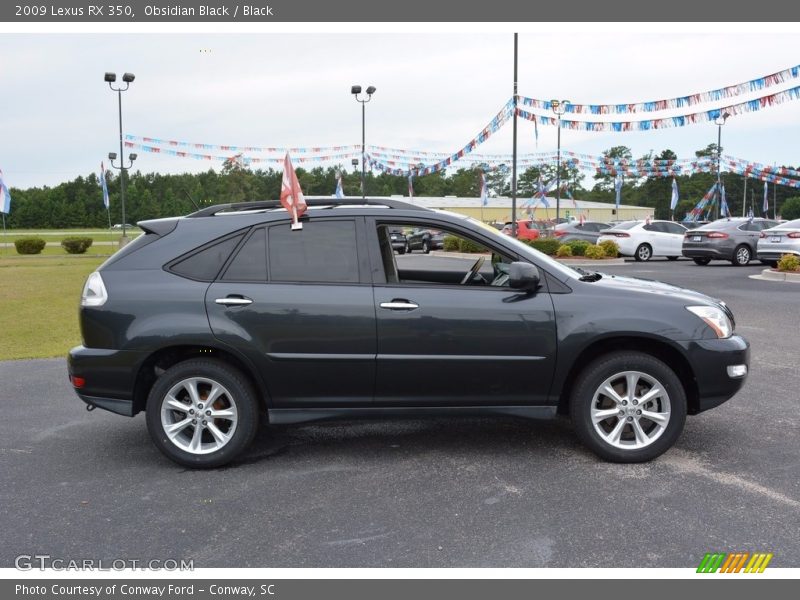 Obsidian Black / Black 2009 Lexus RX 350