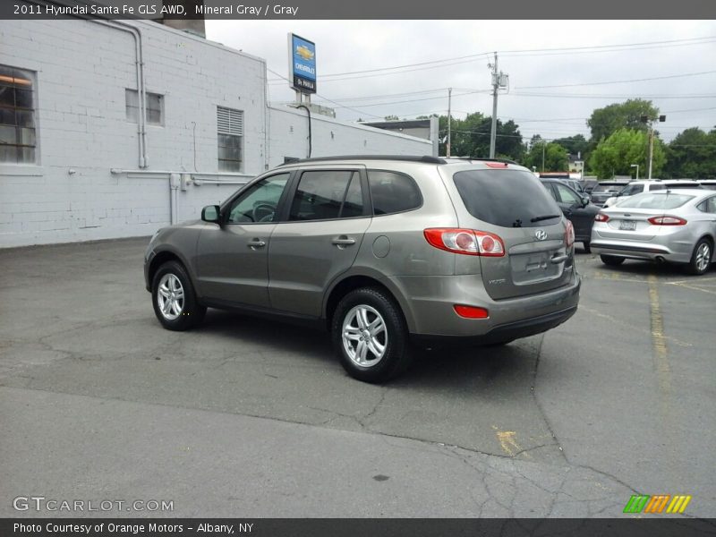 Mineral Gray / Gray 2011 Hyundai Santa Fe GLS AWD