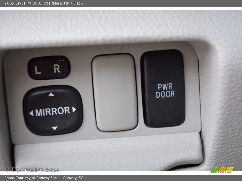 Obsidian Black / Black 2009 Lexus RX 350