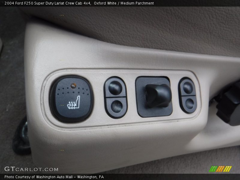 Oxford White / Medium Parchment 2004 Ford F250 Super Duty Lariat Crew Cab 4x4