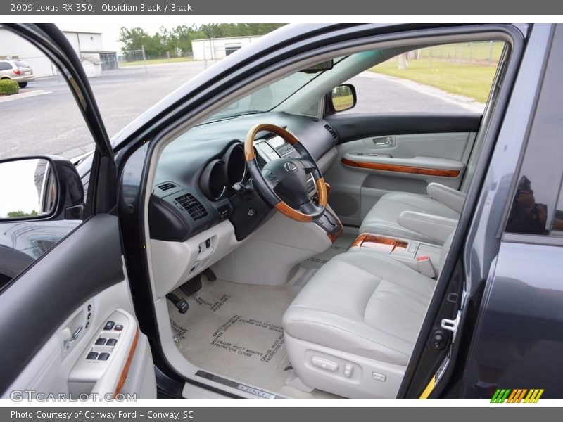 Obsidian Black / Black 2009 Lexus RX 350