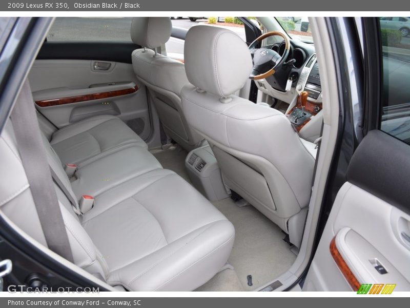 Obsidian Black / Black 2009 Lexus RX 350