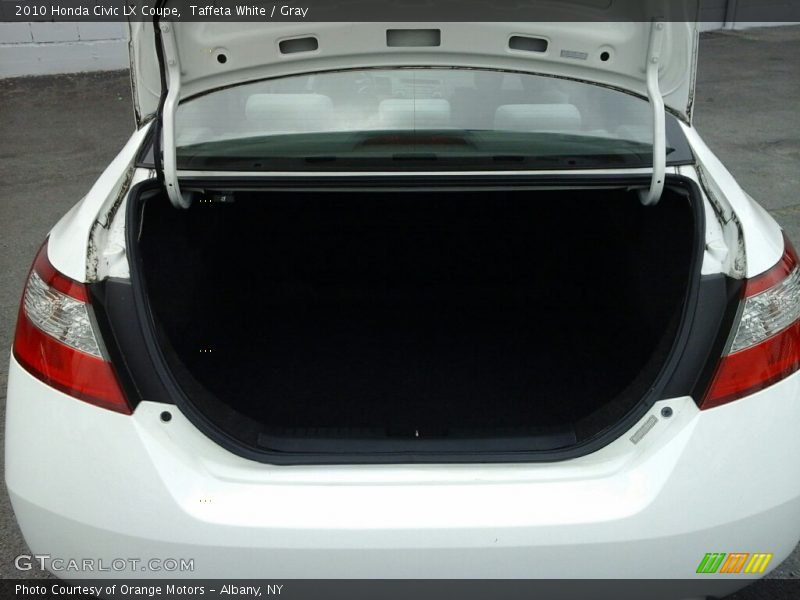 Taffeta White / Gray 2010 Honda Civic LX Coupe