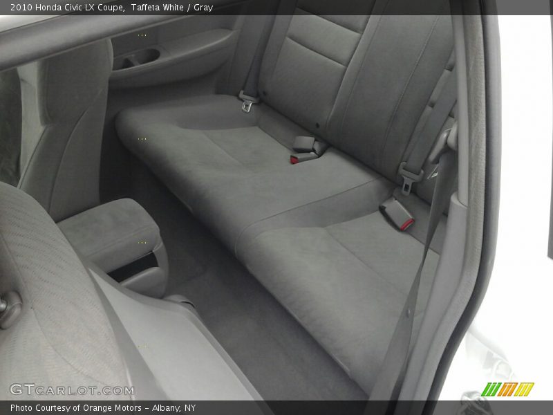 Taffeta White / Gray 2010 Honda Civic LX Coupe