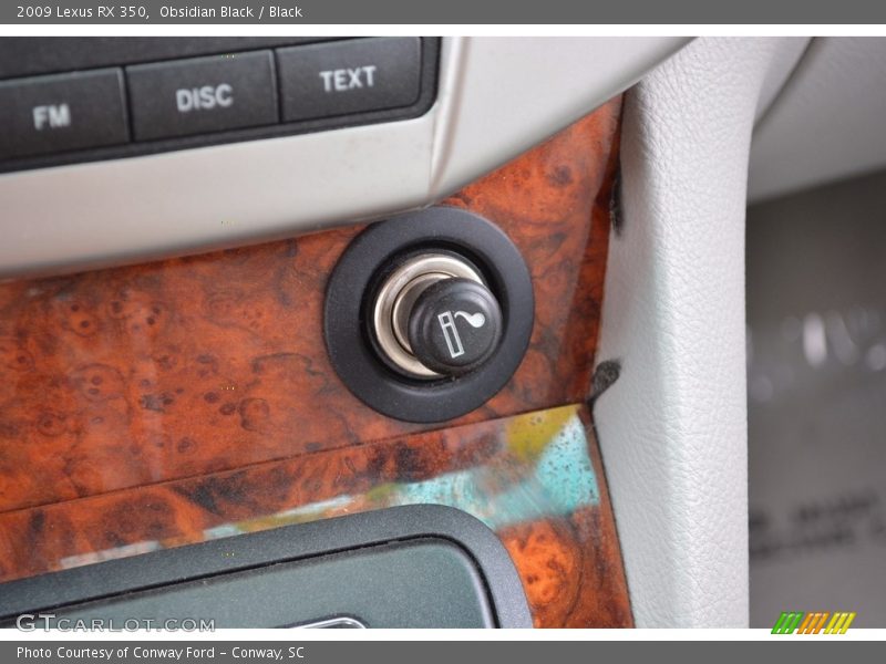Obsidian Black / Black 2009 Lexus RX 350