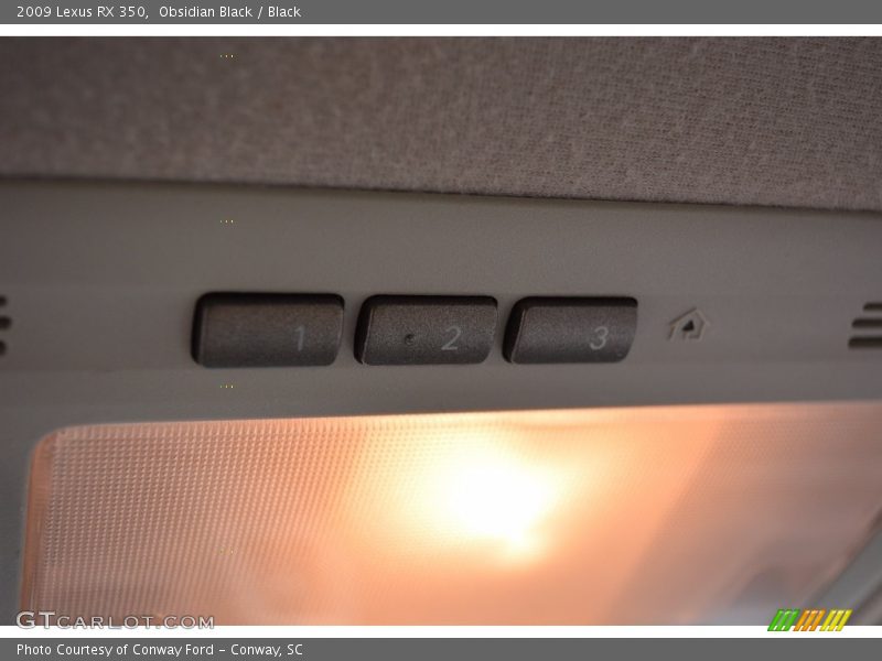 Obsidian Black / Black 2009 Lexus RX 350