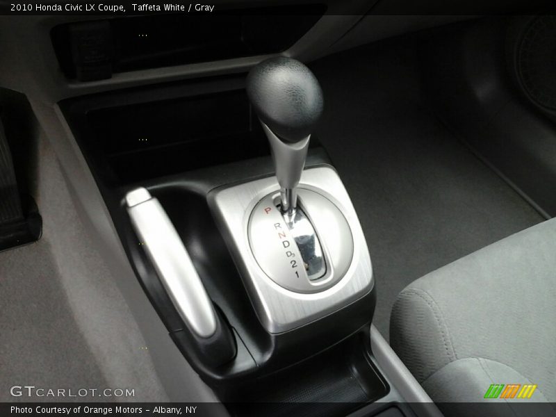 Taffeta White / Gray 2010 Honda Civic LX Coupe