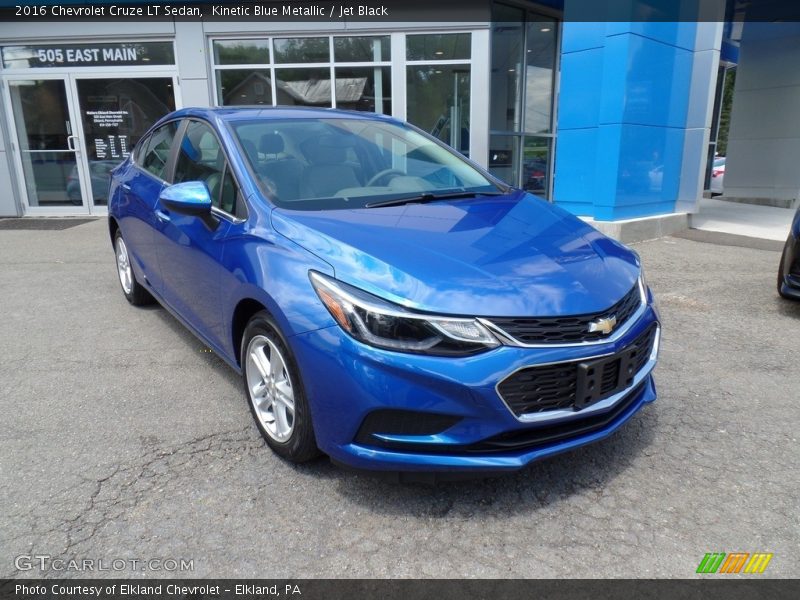 Kinetic Blue Metallic / Jet Black 2016 Chevrolet Cruze LT Sedan