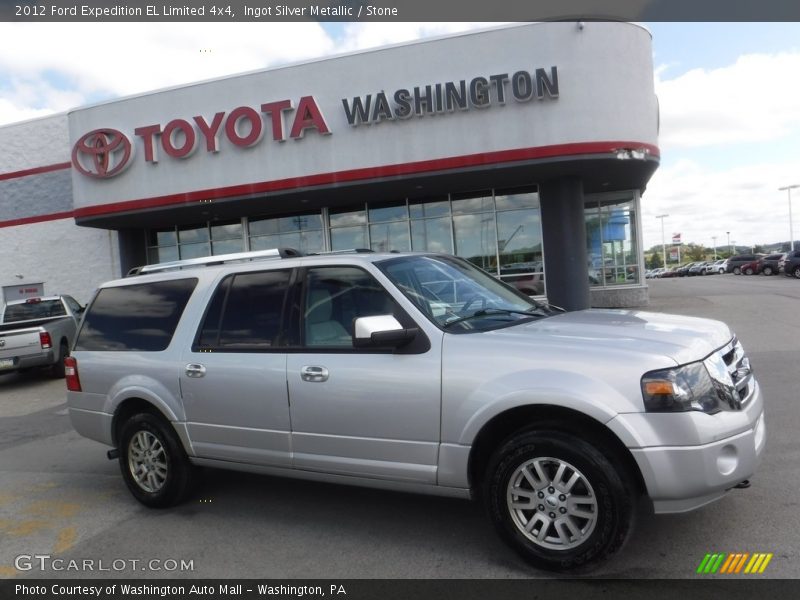 Ingot Silver Metallic / Stone 2012 Ford Expedition EL Limited 4x4