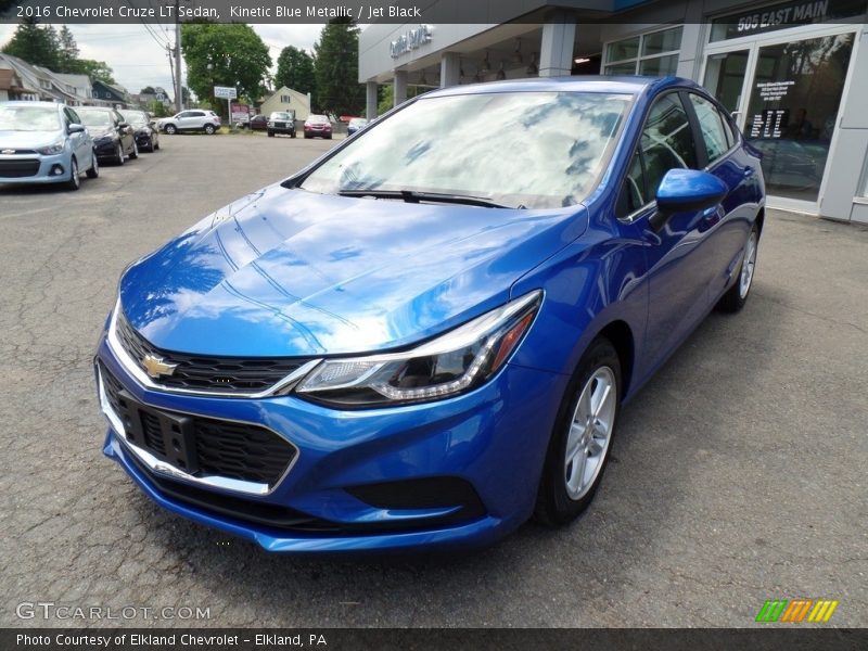 Kinetic Blue Metallic / Jet Black 2016 Chevrolet Cruze LT Sedan