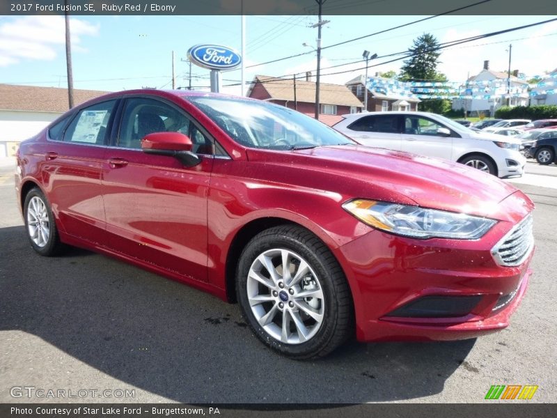 Ruby Red / Ebony 2017 Ford Fusion SE