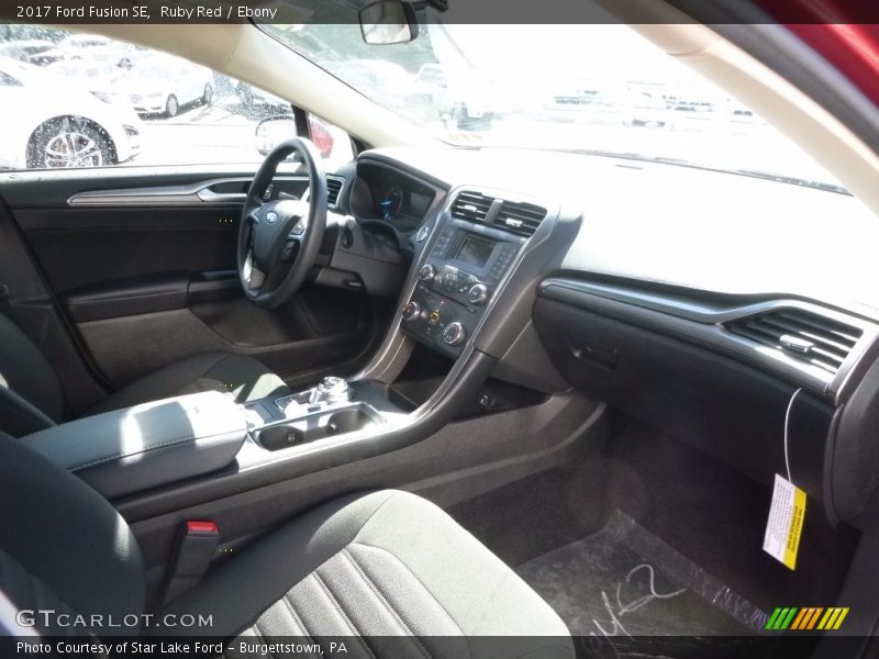 Ruby Red / Ebony 2017 Ford Fusion SE