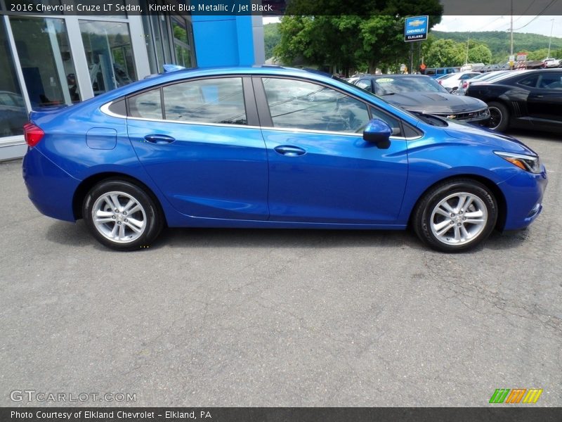 Kinetic Blue Metallic / Jet Black 2016 Chevrolet Cruze LT Sedan