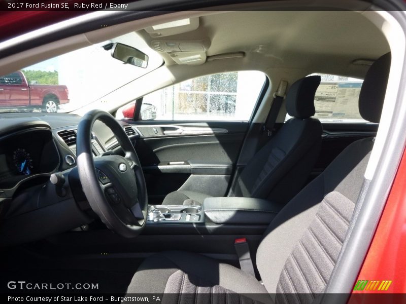 Ruby Red / Ebony 2017 Ford Fusion SE