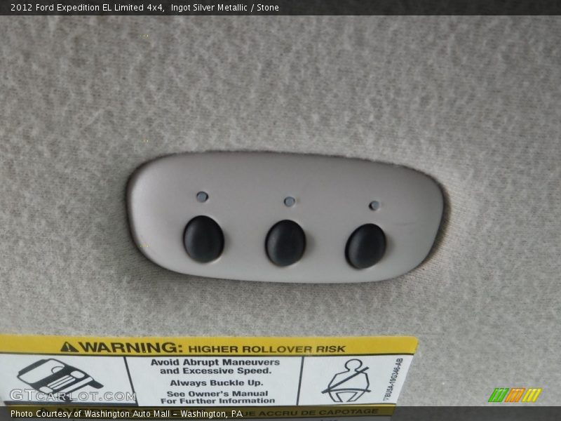 Ingot Silver Metallic / Stone 2012 Ford Expedition EL Limited 4x4