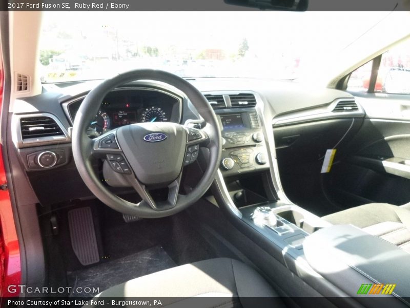 Ruby Red / Ebony 2017 Ford Fusion SE