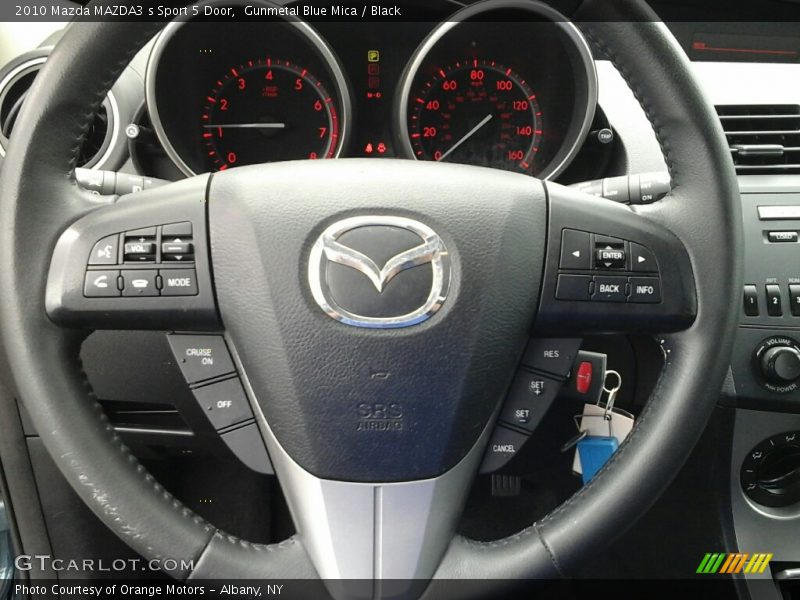 Gunmetal Blue Mica / Black 2010 Mazda MAZDA3 s Sport 5 Door