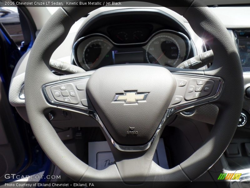 Kinetic Blue Metallic / Jet Black 2016 Chevrolet Cruze LT Sedan