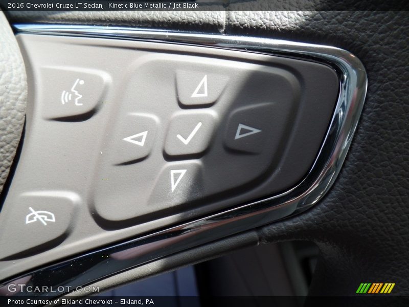 Kinetic Blue Metallic / Jet Black 2016 Chevrolet Cruze LT Sedan
