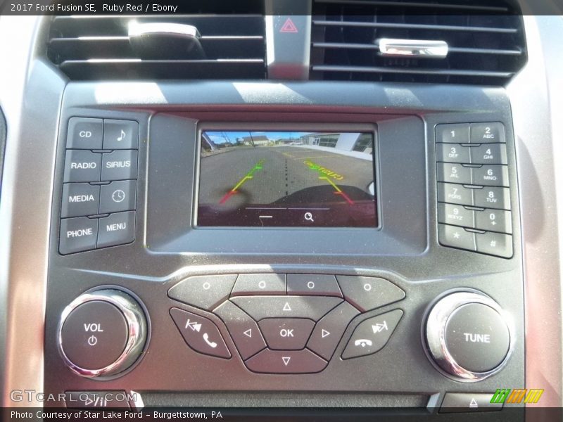 Ruby Red / Ebony 2017 Ford Fusion SE