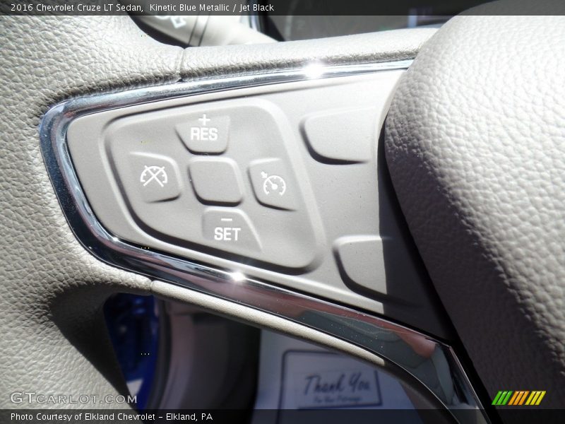 Kinetic Blue Metallic / Jet Black 2016 Chevrolet Cruze LT Sedan