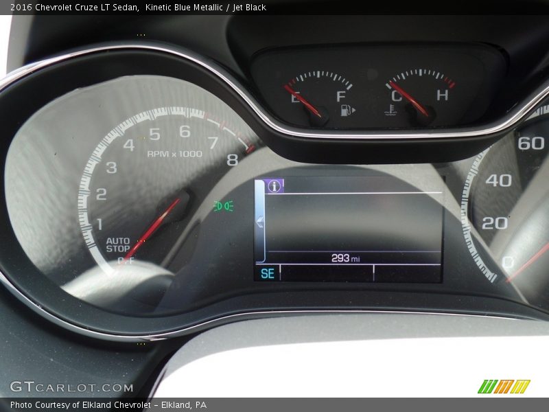 Kinetic Blue Metallic / Jet Black 2016 Chevrolet Cruze LT Sedan