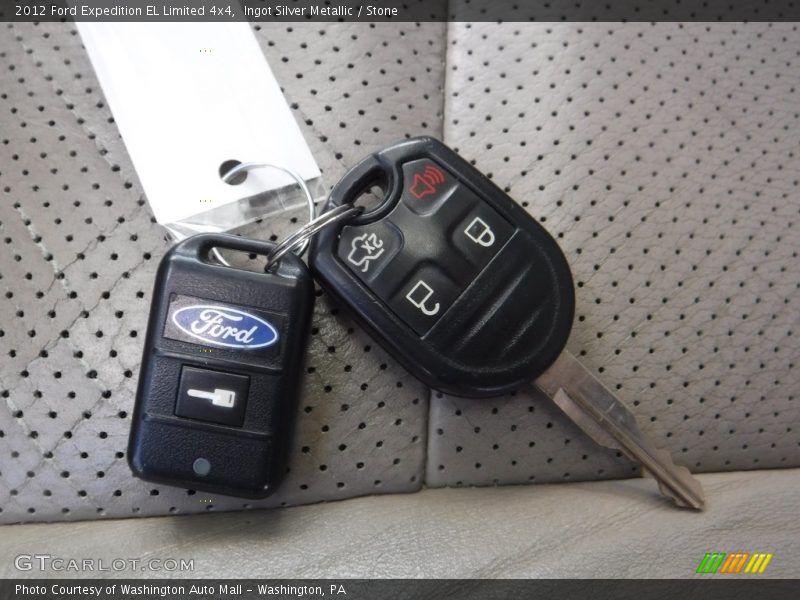 Ingot Silver Metallic / Stone 2012 Ford Expedition EL Limited 4x4