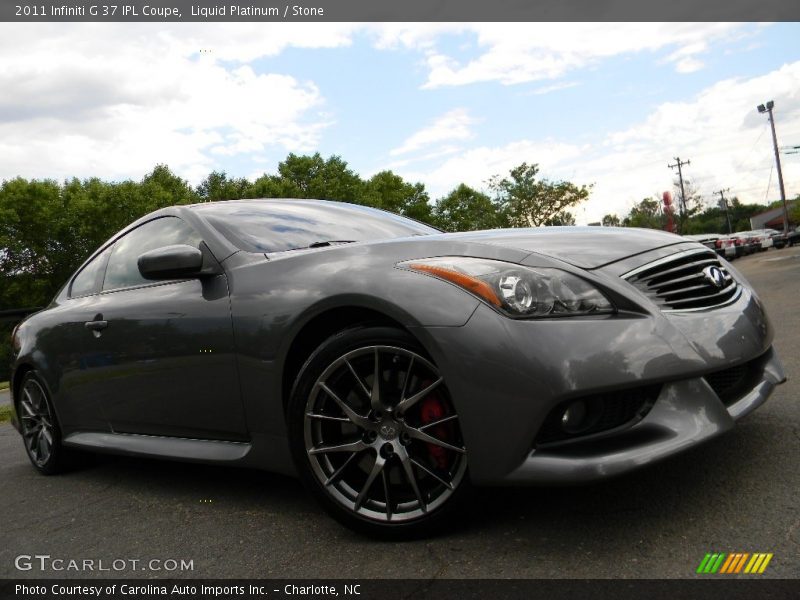 Liquid Platinum / Stone 2011 Infiniti G 37 IPL Coupe