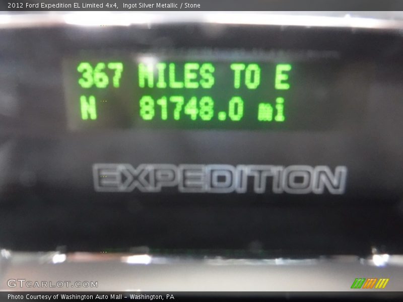 Ingot Silver Metallic / Stone 2012 Ford Expedition EL Limited 4x4