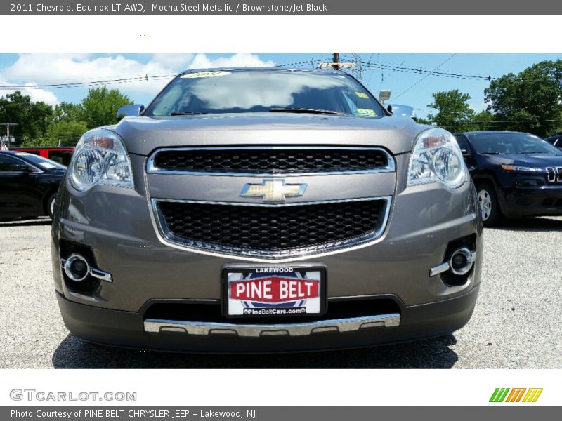 Mocha Steel Metallic / Brownstone/Jet Black 2011 Chevrolet Equinox LT AWD