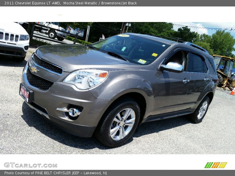 Mocha Steel Metallic / Brownstone/Jet Black 2011 Chevrolet Equinox LT AWD