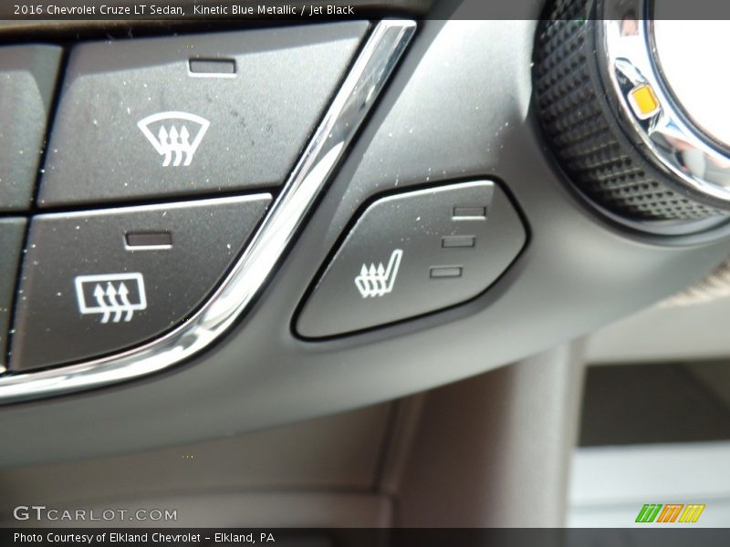 Kinetic Blue Metallic / Jet Black 2016 Chevrolet Cruze LT Sedan