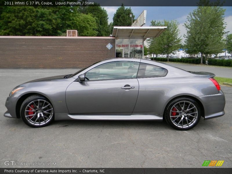 Liquid Platinum / Stone 2011 Infiniti G 37 IPL Coupe