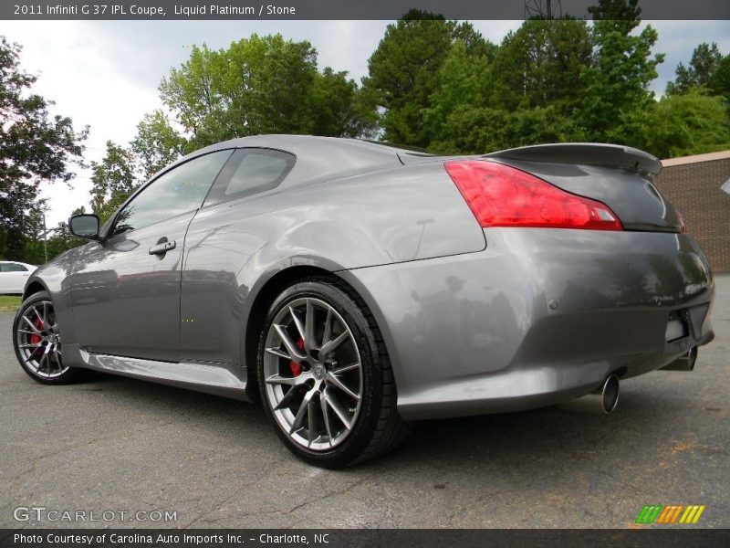 Liquid Platinum / Stone 2011 Infiniti G 37 IPL Coupe