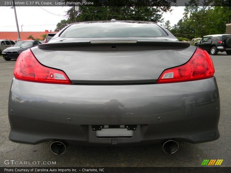 Liquid Platinum / Stone 2011 Infiniti G 37 IPL Coupe