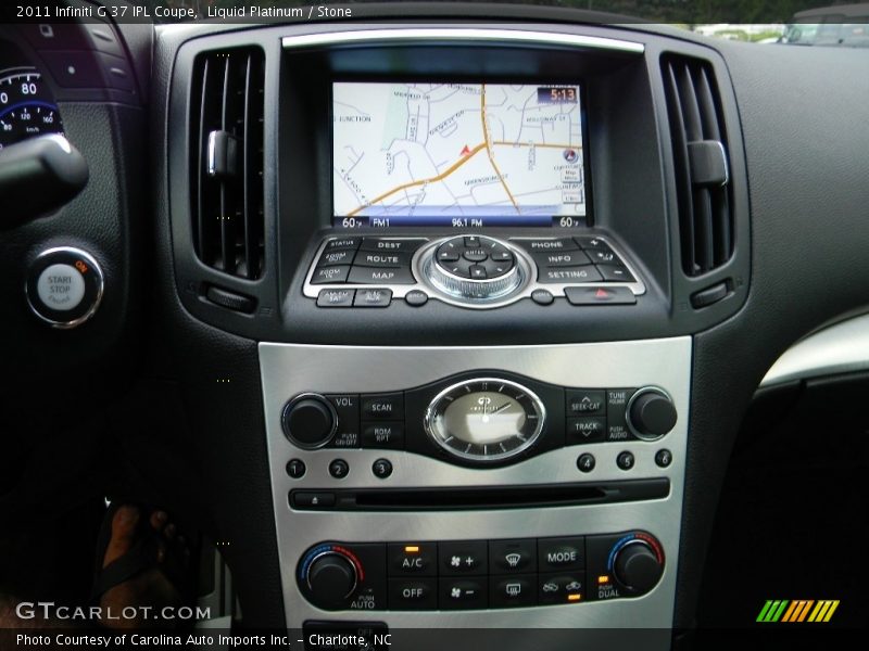 Liquid Platinum / Stone 2011 Infiniti G 37 IPL Coupe