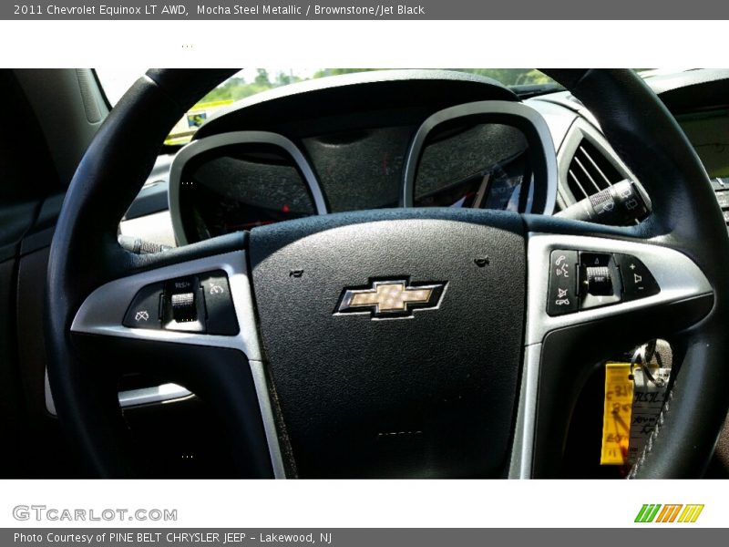 Mocha Steel Metallic / Brownstone/Jet Black 2011 Chevrolet Equinox LT AWD