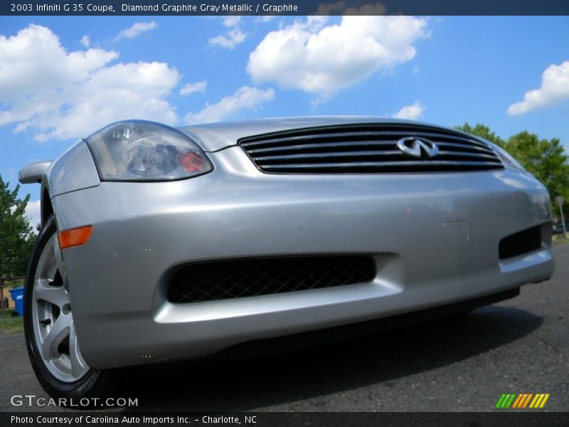Diamond Graphite Gray Metallic / Graphite 2003 Infiniti G 35 Coupe