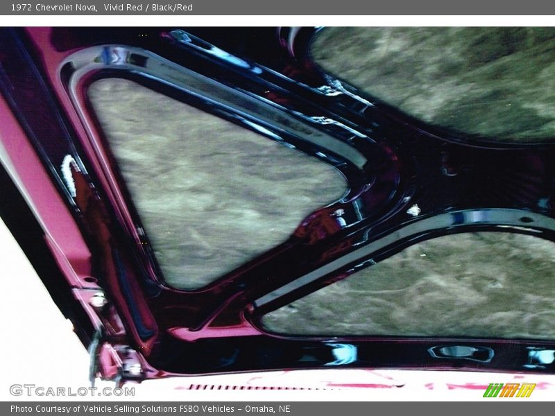 Vivid Red / Black/Red 1972 Chevrolet Nova