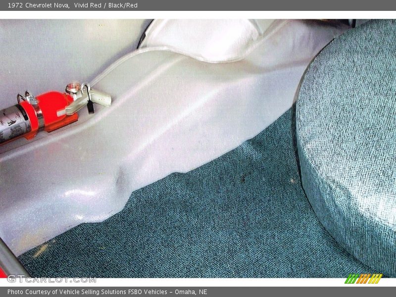 Vivid Red / Black/Red 1972 Chevrolet Nova