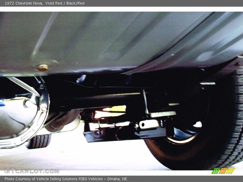 Vivid Red / Black/Red 1972 Chevrolet Nova