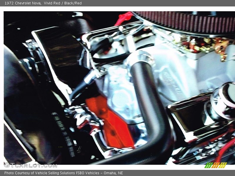 Vivid Red / Black/Red 1972 Chevrolet Nova
